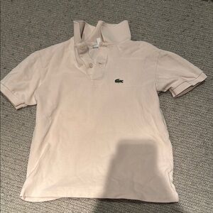 Lacoste Men's Cream Polo Shirt